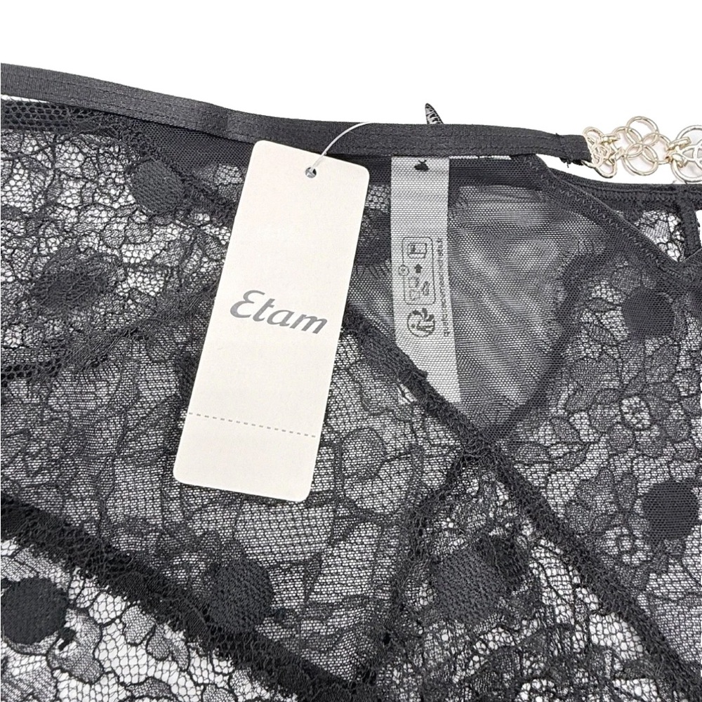 Etam Elixir Lace and Tulle Hipster Black S XL - Picture 6 of 6